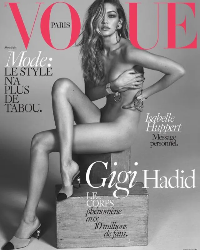 Gigi Hadid en la portada de Vogue
