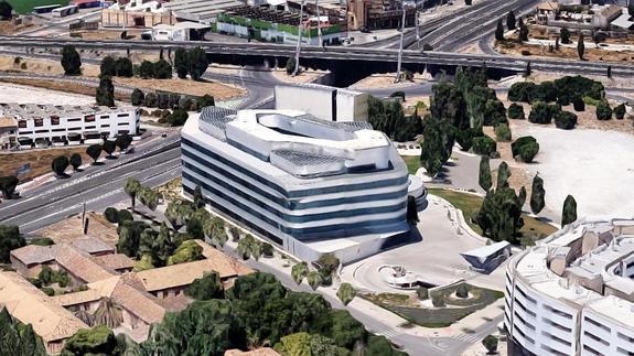 Imagen virtual del edificio de la Diputación de Granada.