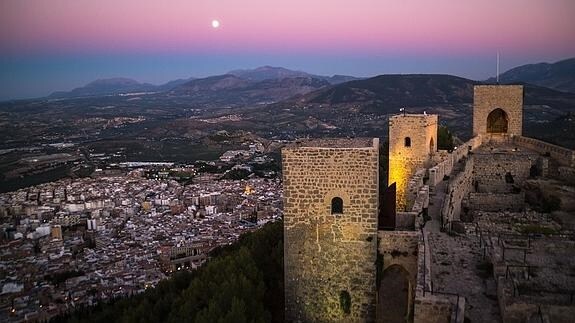 Vistas del castillo de Santa Catalina y de Jaén 