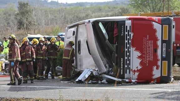 Un whatsapp desde el autocar siniestrado alertó al resto de estudiantes