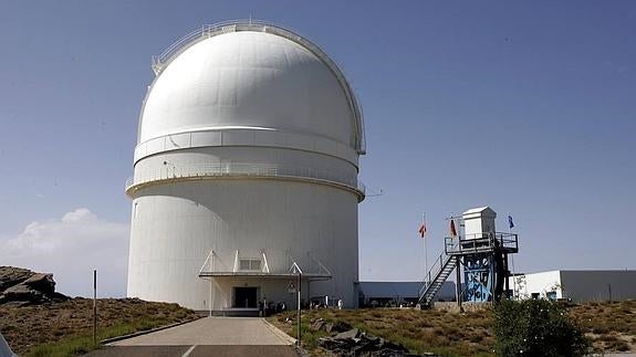 Imagen de una de las cúpulas del observatorio de Calar Alto.