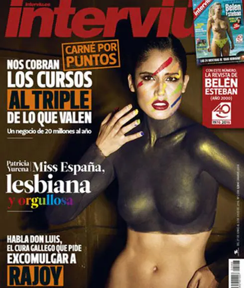 Interviú desnuda a la primera Miss España declarada lesbiana: Patricia Yurena