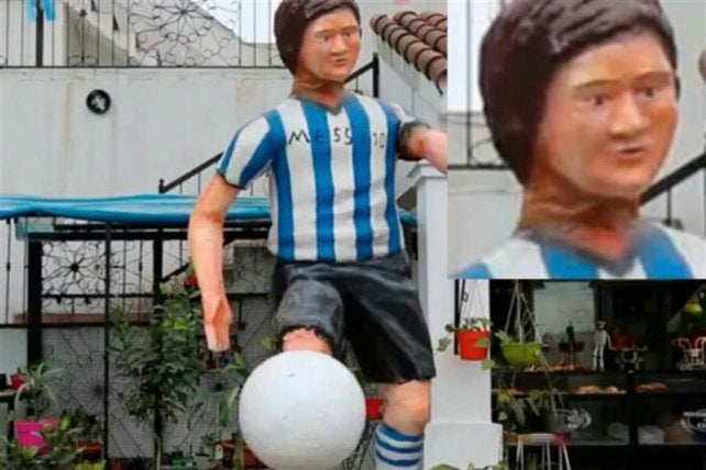 El 'Ecce homo' argentino es esta estatua de Messi