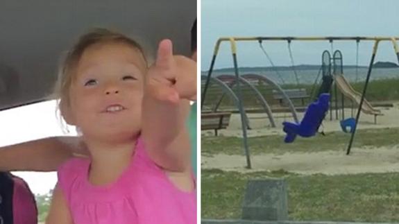 El columpio que se mueve solo aterroriza a los niños