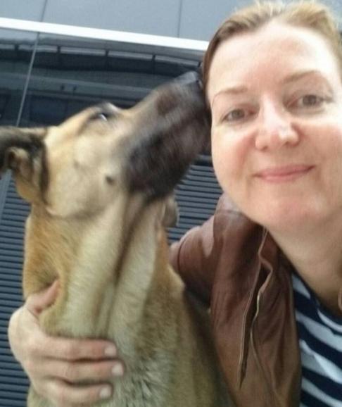 La maravillosa historia entre un perro y una azafata