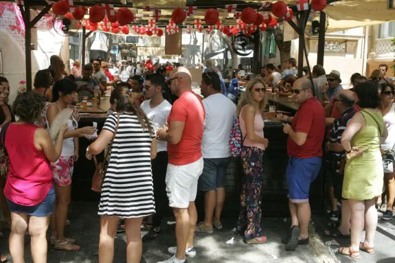 Feria del Mediodía de Almería, donde se produce la mayor concentración de gastos.