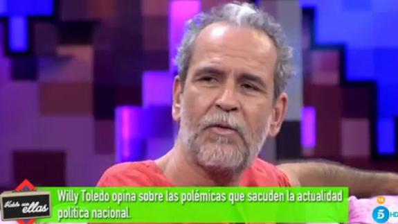 Willy Toledo: "Si Rafa Nadal decidiera competir para el comunismo yo le aplaudría"