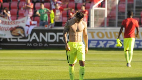 Ximo Navarro muestra gesto de impontencia.