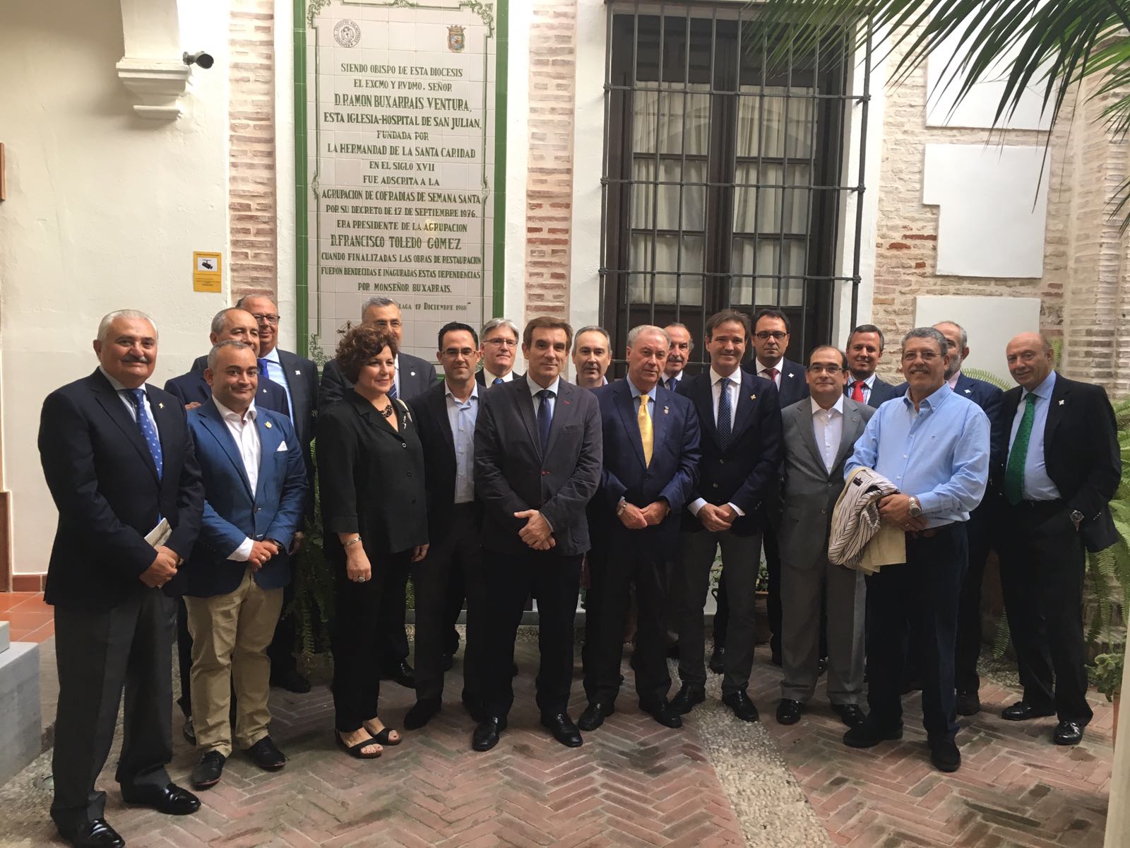 Los presidentes de las agrupaciones de cofradías, reunidos en Málaga