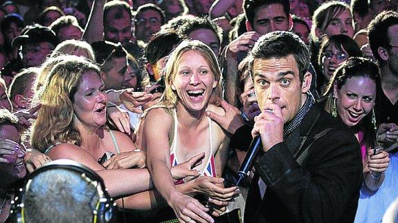 El herpes que le 'regaló' una fan a Robbie Williams
