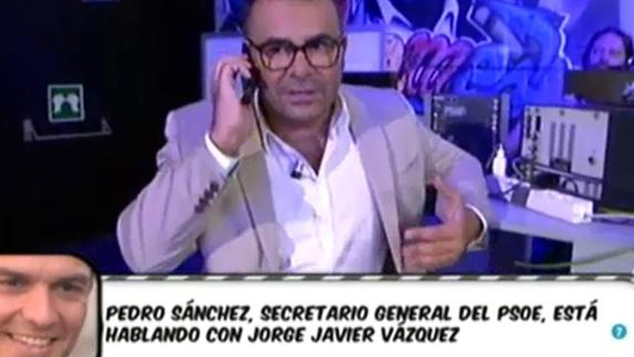 Jorge Javier desvela lo que piensa de Pedro Sánchez tras su llamada a 'Sálvame'