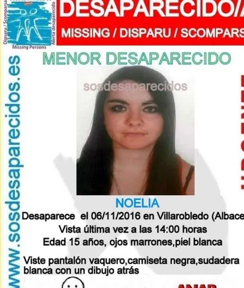 Piden ayuda para encontrar a una niña desaparecida en Albacete