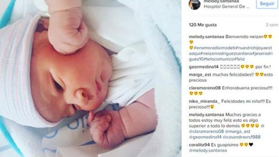 La exnovia de Jesé le comunica en Instagram que ha sido padre de nuevo