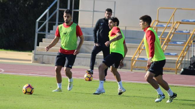 La UD Almería trabaja para cambiar la racha fuera