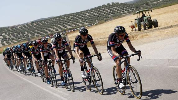 La Vuelta Ciclista, a su paso por Jaén. 