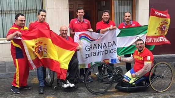 Integrantes de la Fundación Granada Paralímpica.