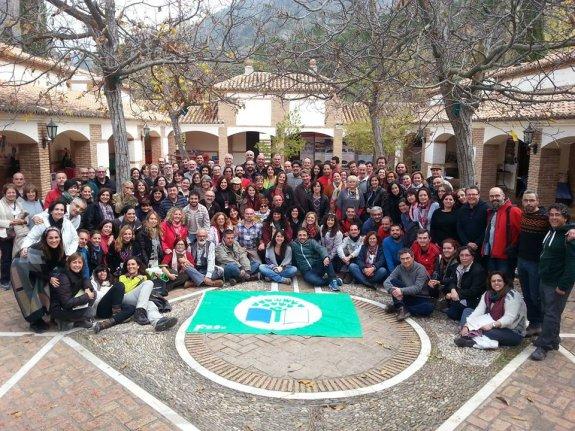 Encuentro con docentes de la Red Andaluza de Ecoescuelas en el que se compartieron experiencias educativas.