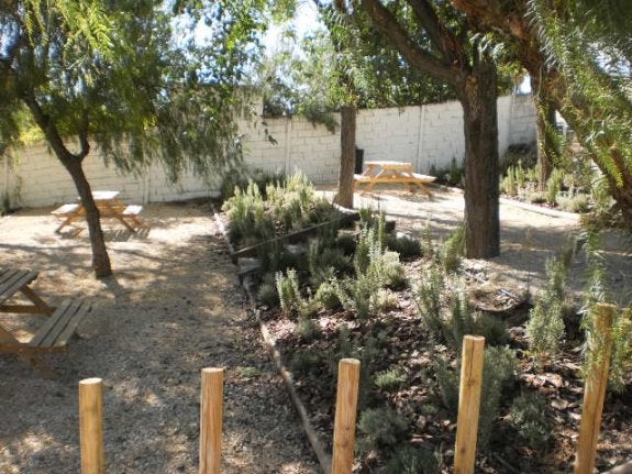 Parque de Villardompardo, tras la actuación realizada gracias al programa Regenera.