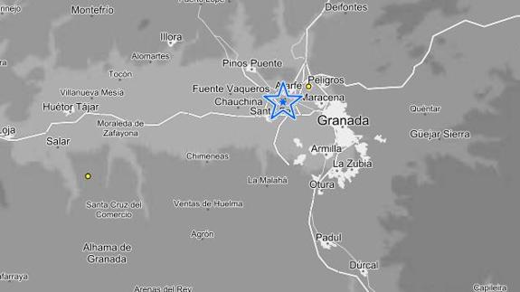 Sentido un pequeño terremoto en Atarfe