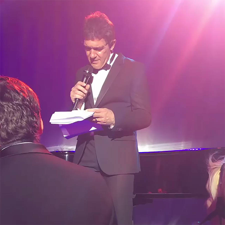 Antonio Banderas, Elton John y Mariah Carey, de regalo de bodas