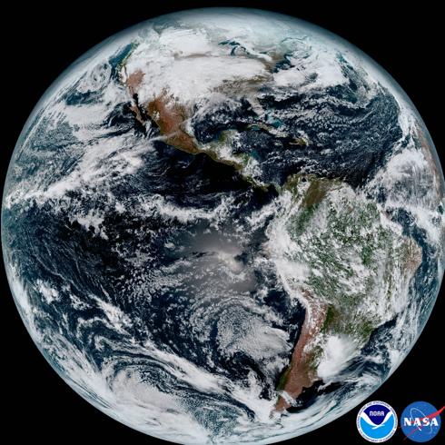 La Tierra como nunca la habías visto: filtran las imágenes del satélite climático GOES-16