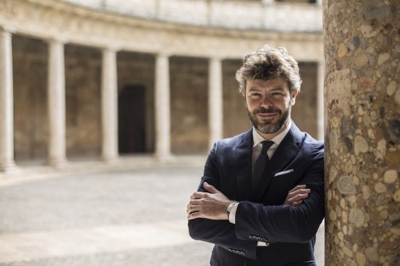 Pablo Heras Casado, ayer en el Palacio de Carlos V durante la realización de esta entrevista. :: alfredo aguilar