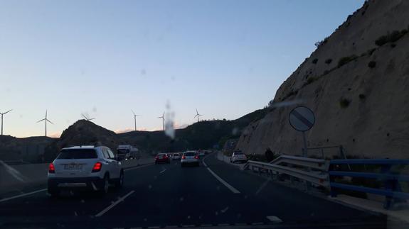 Las retenciones a la altura de la Presa de Rules.