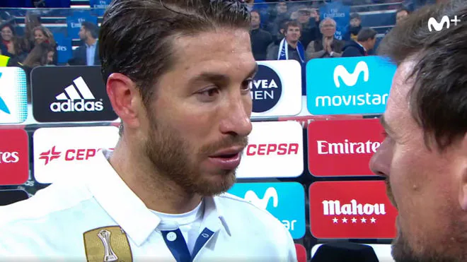 La 'pulla' de Sergio Ramos a Pilar Rubio ante la cámara