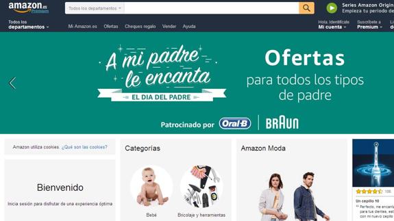Amazon publica ofertas especiales con motivo del Día del Padre