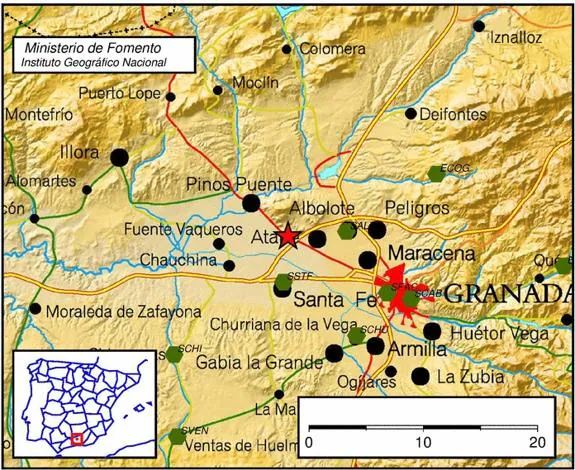 Imagen del Instituto Geográfico Nacional. 