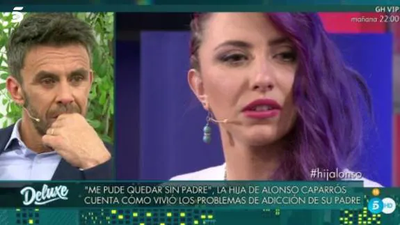 Lágrimas y perdón de Alonso Caparrós a su hija por su adicción a las drogas