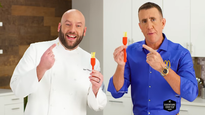 McDonald's lanza un tenedor hecho con patatas fritas