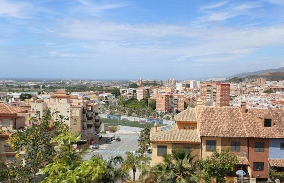 Vistas de Motril, de la zona de la Rambla de los Álamos.