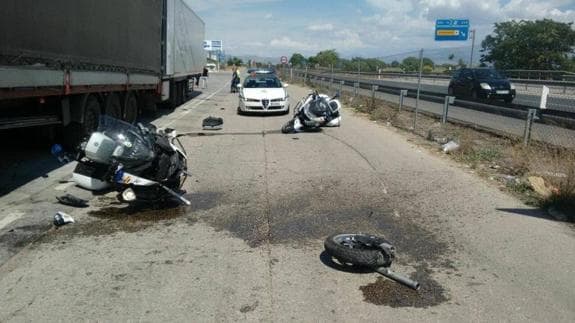 Roba un coche y deja dos guardias civiles heridos tras una aparatosa persecución en Granada