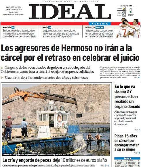 El engorde de peces deja 10 millones al año