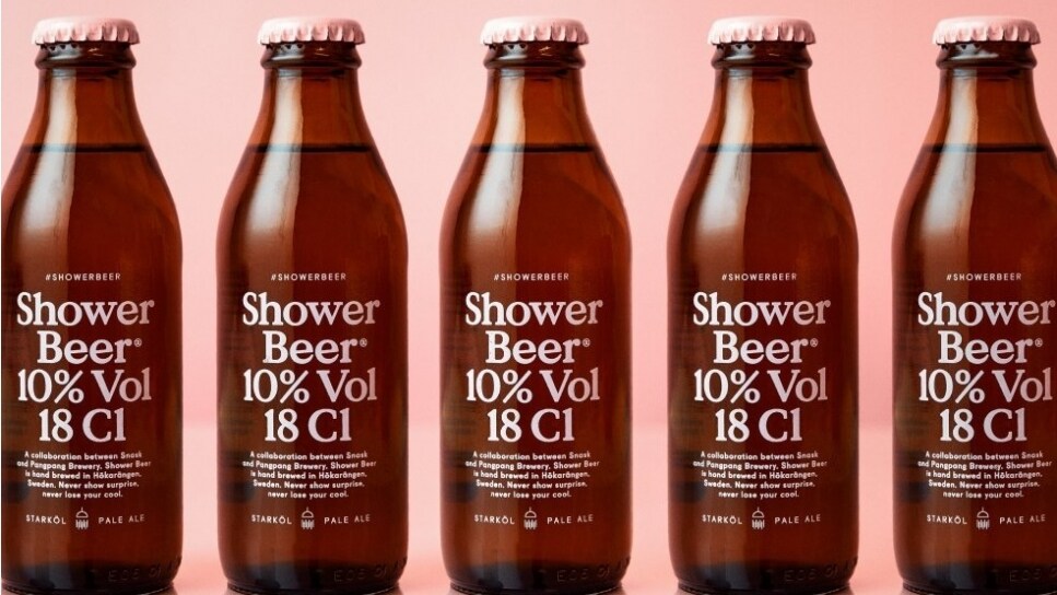 La original cerveza creada para beberla en la ducha