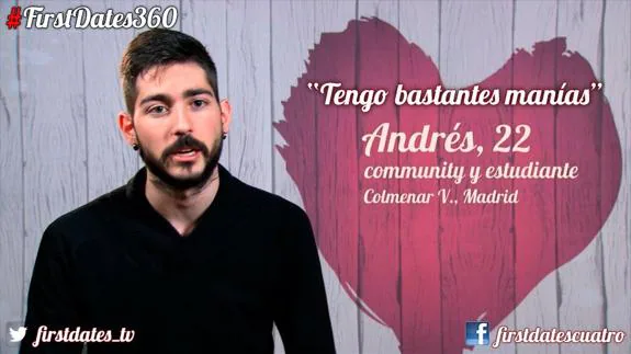 El hombre más hablador de 'First Dates'