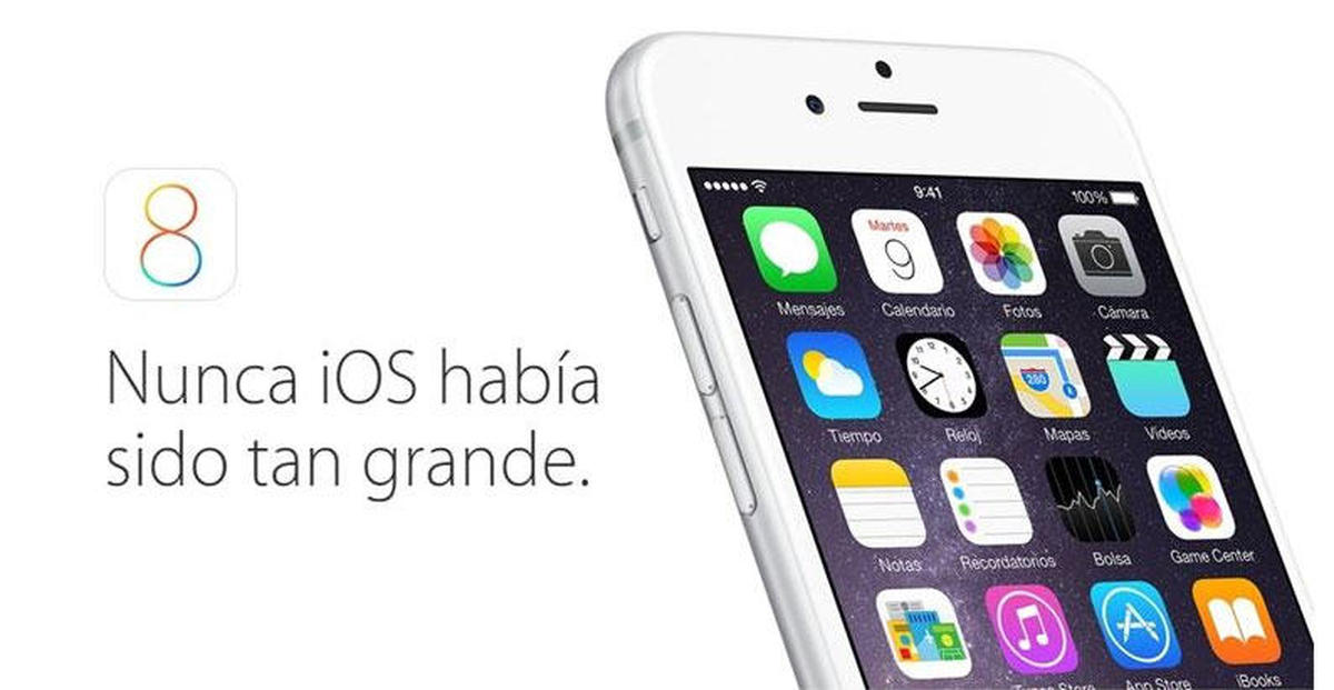 La nueva actualización de iOS 8 corrige los fallos de v8.0.1