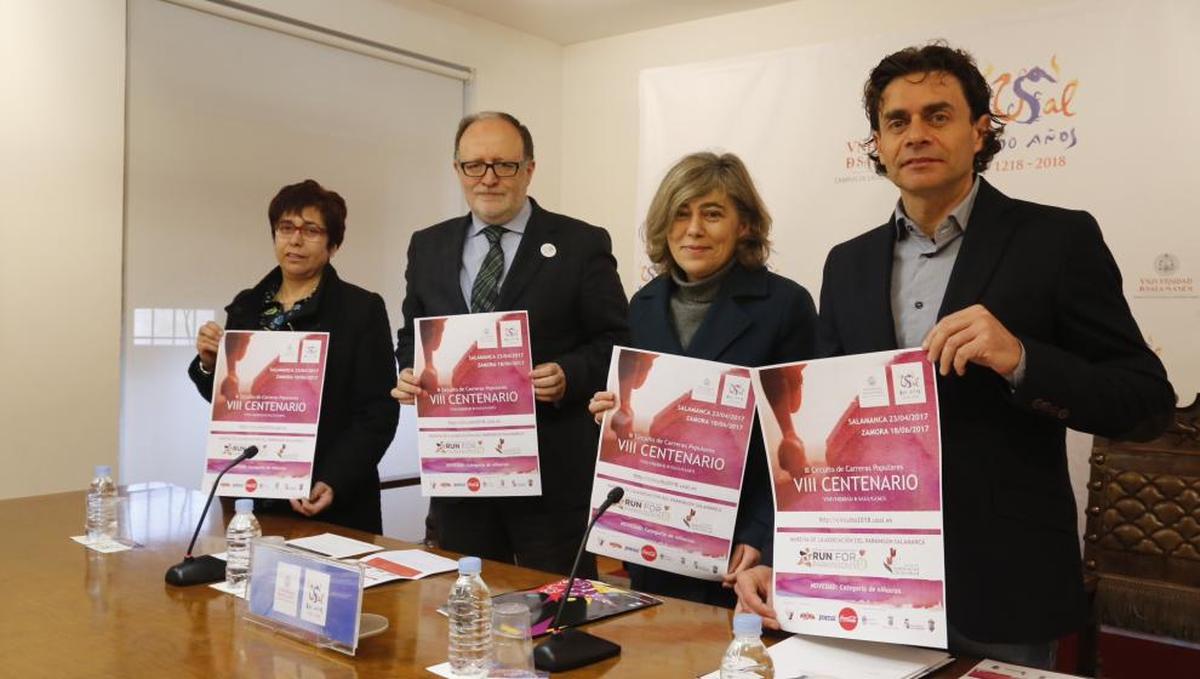 Salamanca y Zamora acogerán la tercera edición del Circuito de Carreras Populares del VIII Centenario de la Universidad
