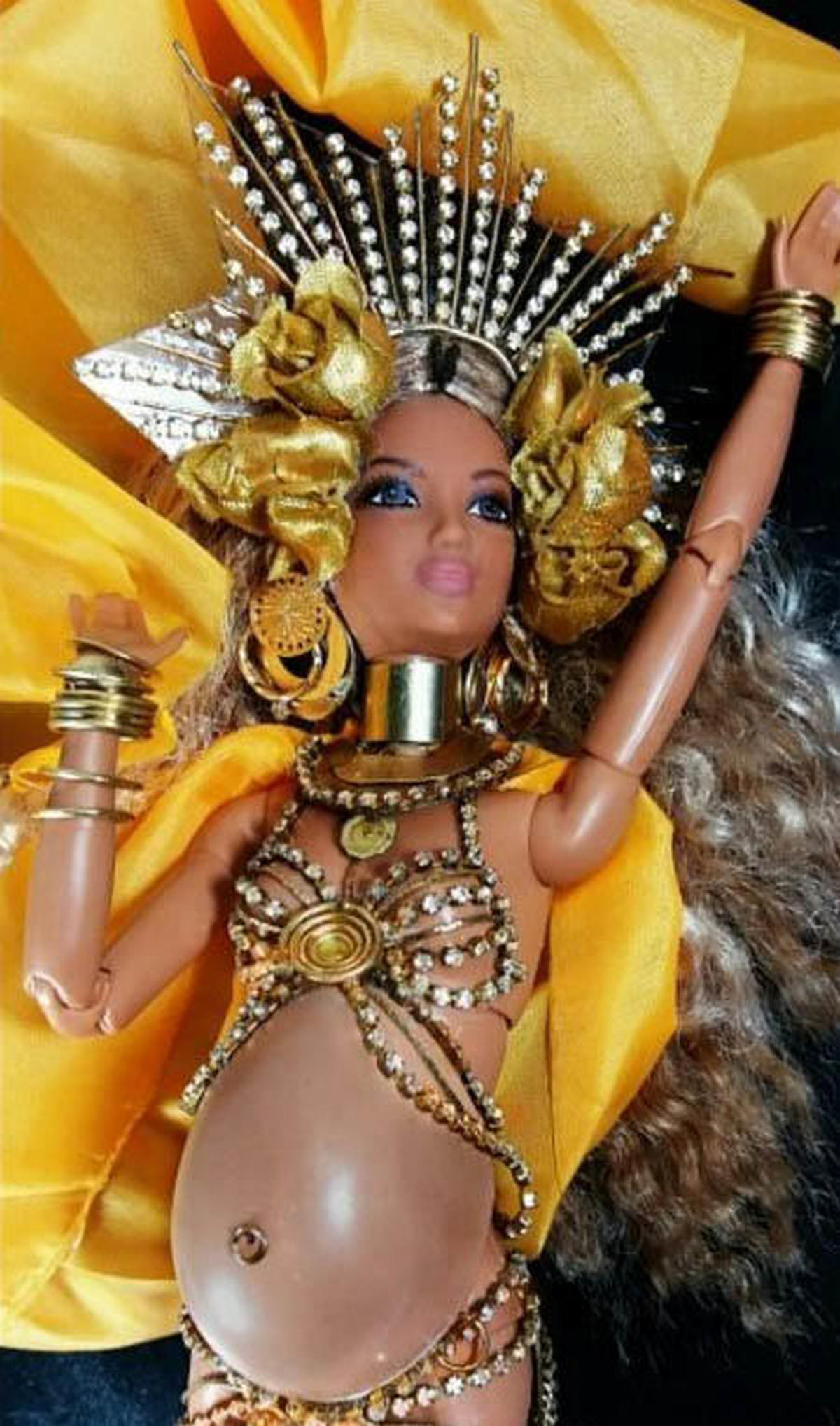 Beyoncé, una barbie embarazada