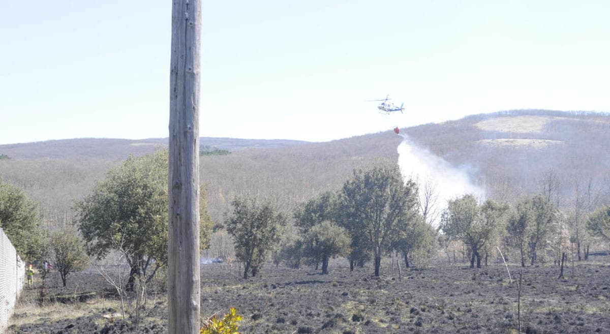 Las Batuecas sufre el primer incendio de la temporada