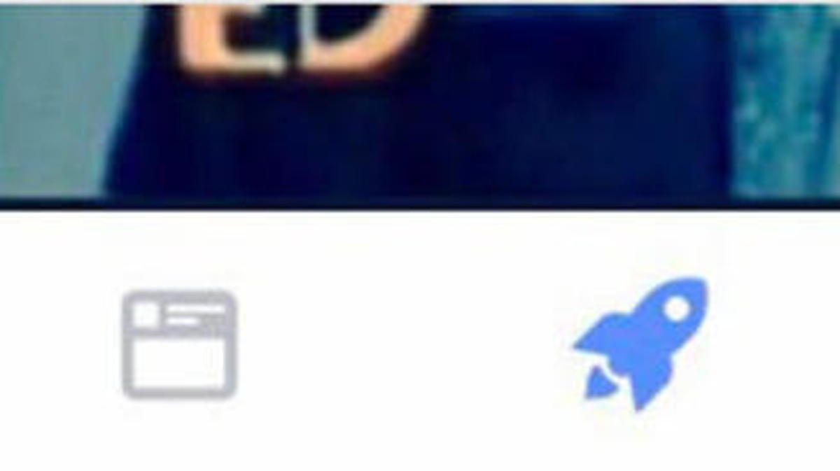 Facebook incluye un nuevo icono en forma de cohete