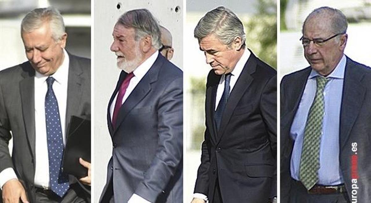 Arenas, Rato, Mayor Oreja y Acebes se desvinculan de irregularidades en PP y niegan cualquier relación con las anotaciones de Bárcenas