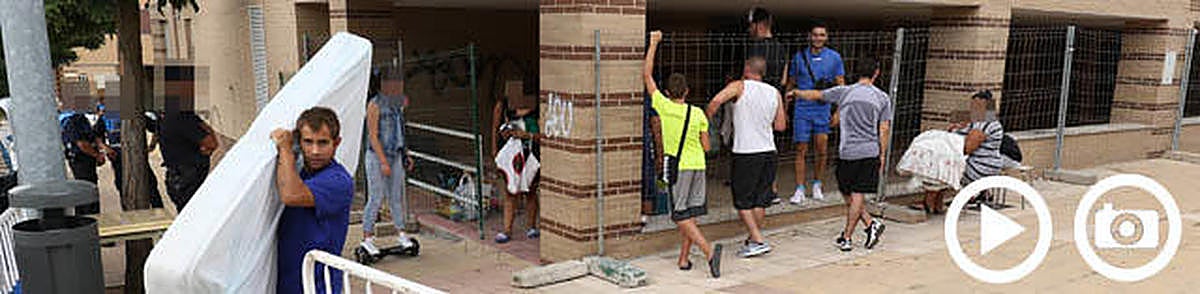 Todos los okupas de Los Alcaldes abandonan el edificio por la presión policial