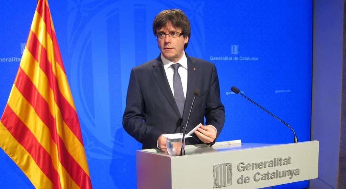 Puigdemont dice que los catalanes deberían decidir si quieren pertenecer a esta UE