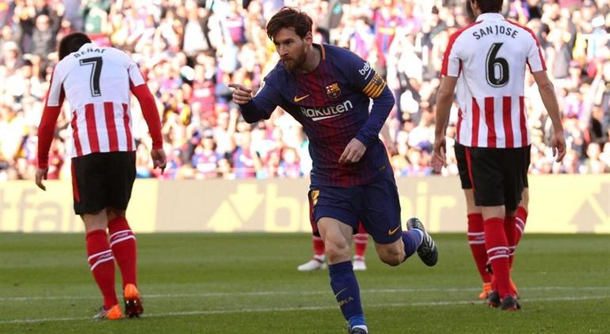 Messi somete a un Athletic lleno de dudas (2-0)