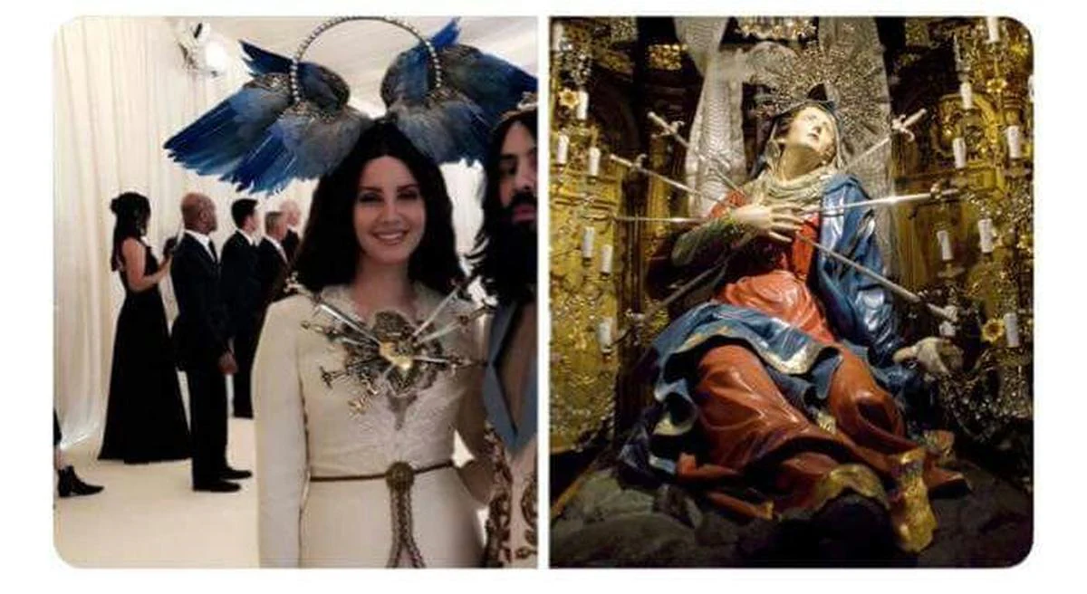 ¿Lana del Rey se inspiró en la Virgen de los Dolores para el festival de moda de Nueva York?