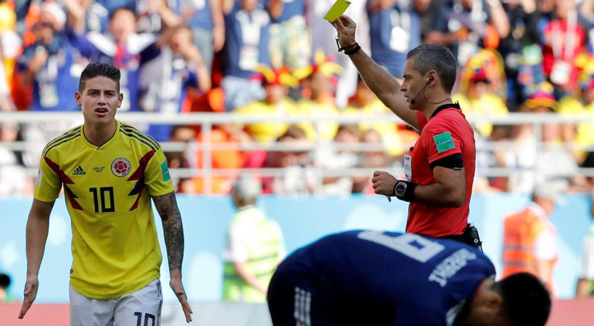 Colombia se condena en su debut ante Japón (1-2)