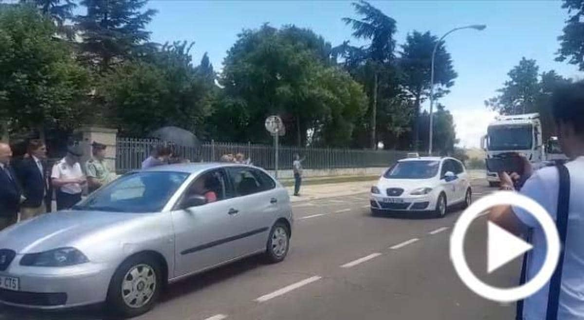 Los conductores celebran la tradicional procesión en honor a San Cristóbal