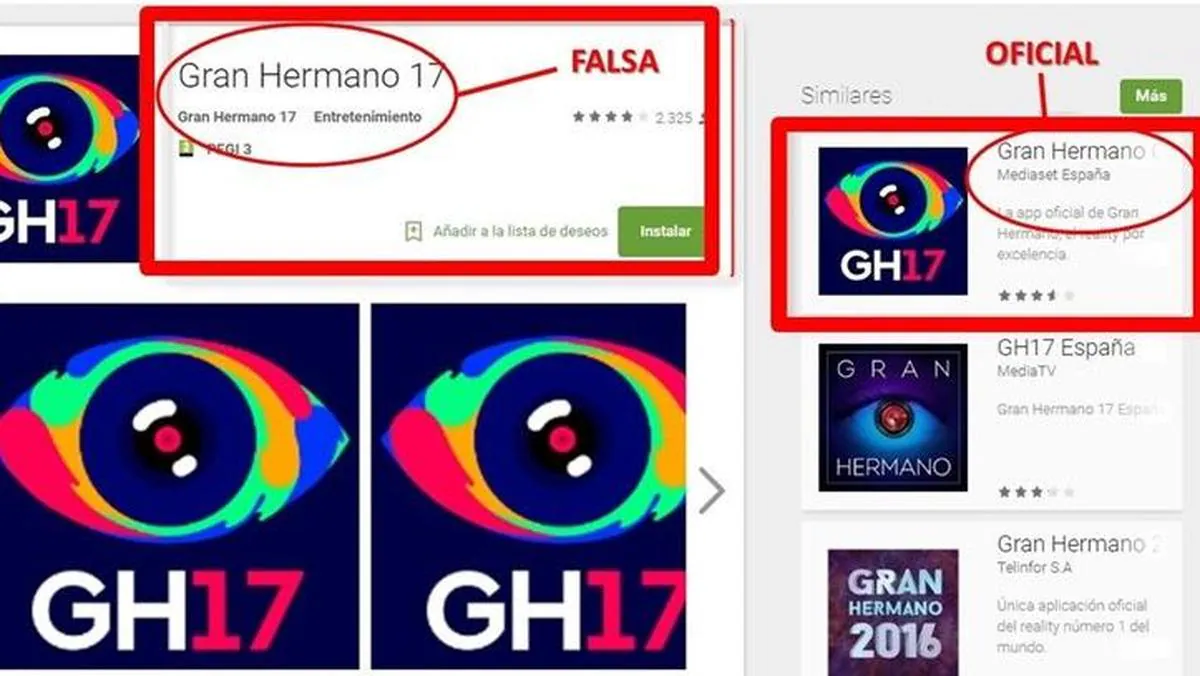 La Guardia Civil alerta de una app falsa de 'Gran Hermano' que suscribe a un servicio de SMS de pago